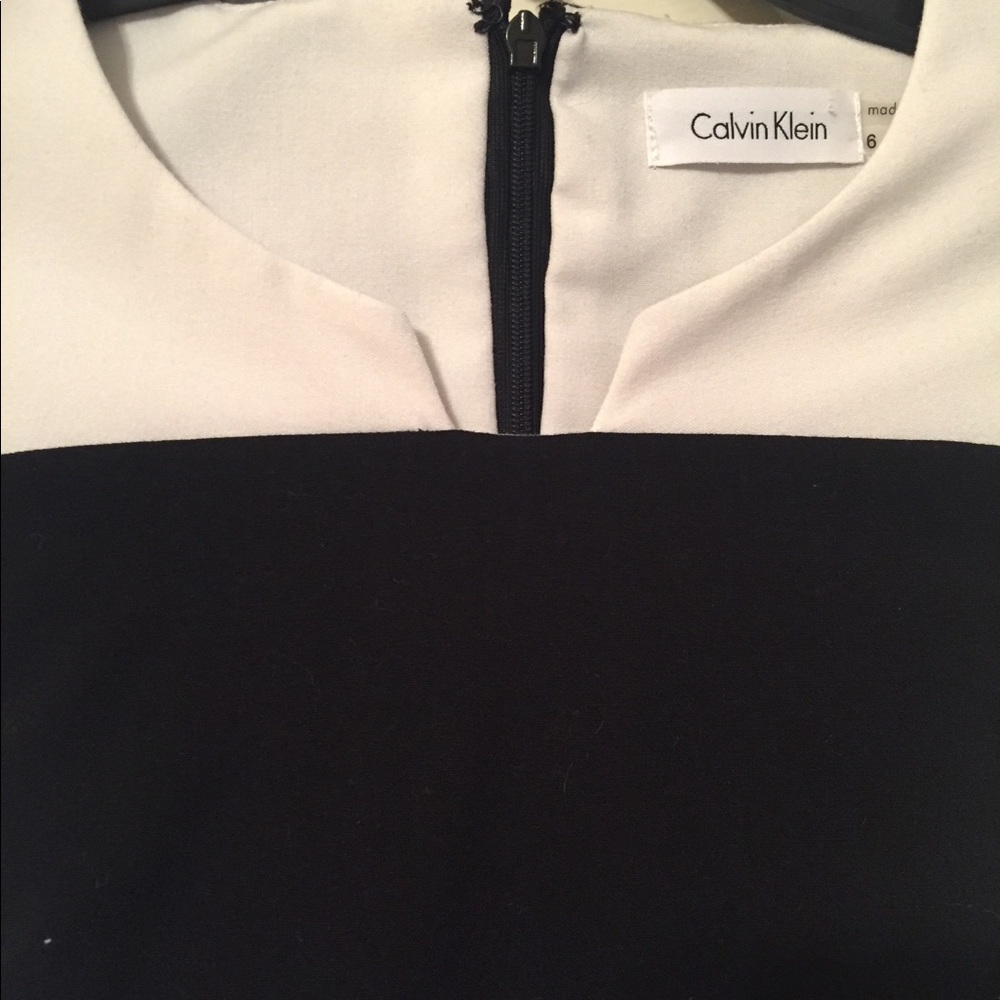 NWOT! Black and white Calvin Klein business dress - Picture 2 of 5